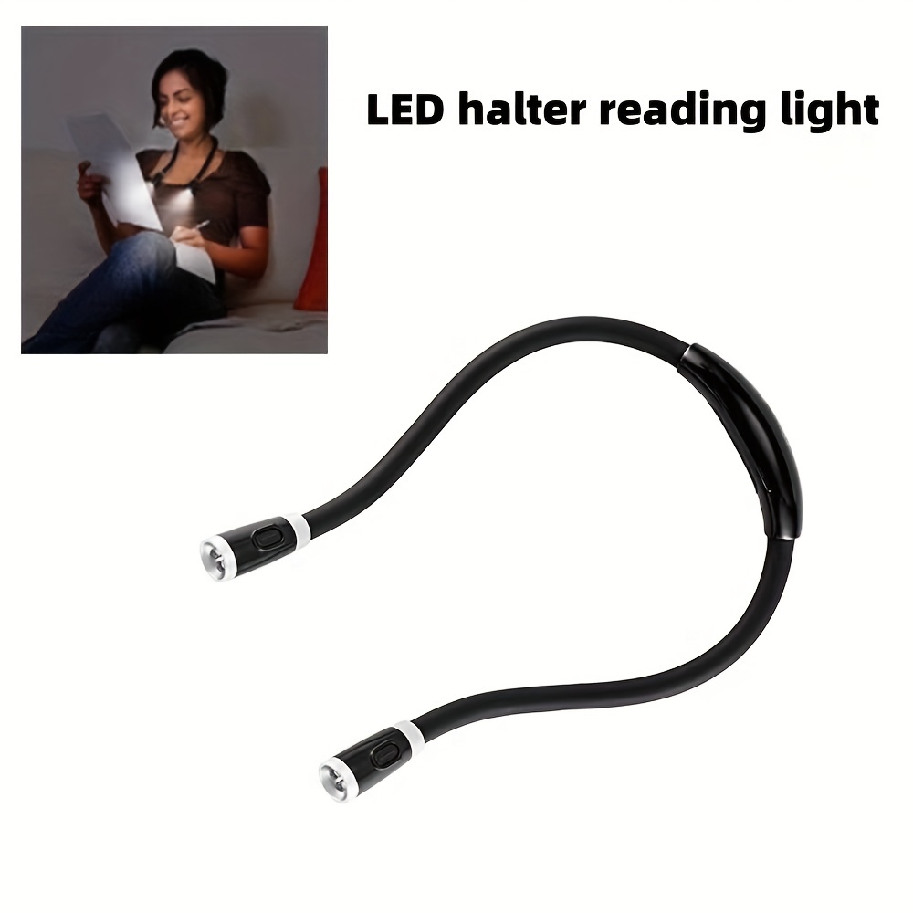 Hands-free LED Knitting Huglight Over Neck Reading Light Flexible Portable  Torch