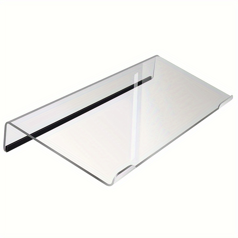 E-shop Acryl-Tastaturhalter-Pad, hohes Display-Rack, transparenter, rutschfester Halter, Tastaturhalter