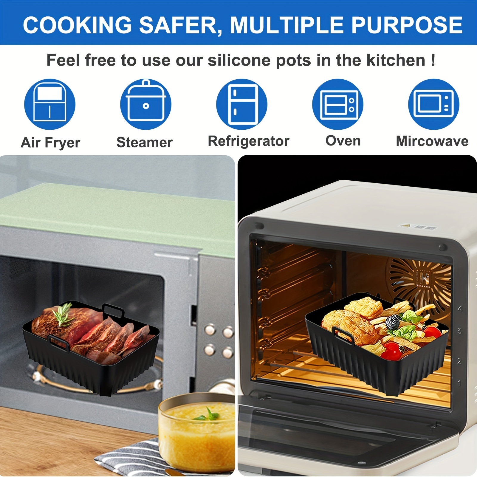 NON-STICK AIR FRYERS Accessories for Ninja Dual Air Fryers AF300UK