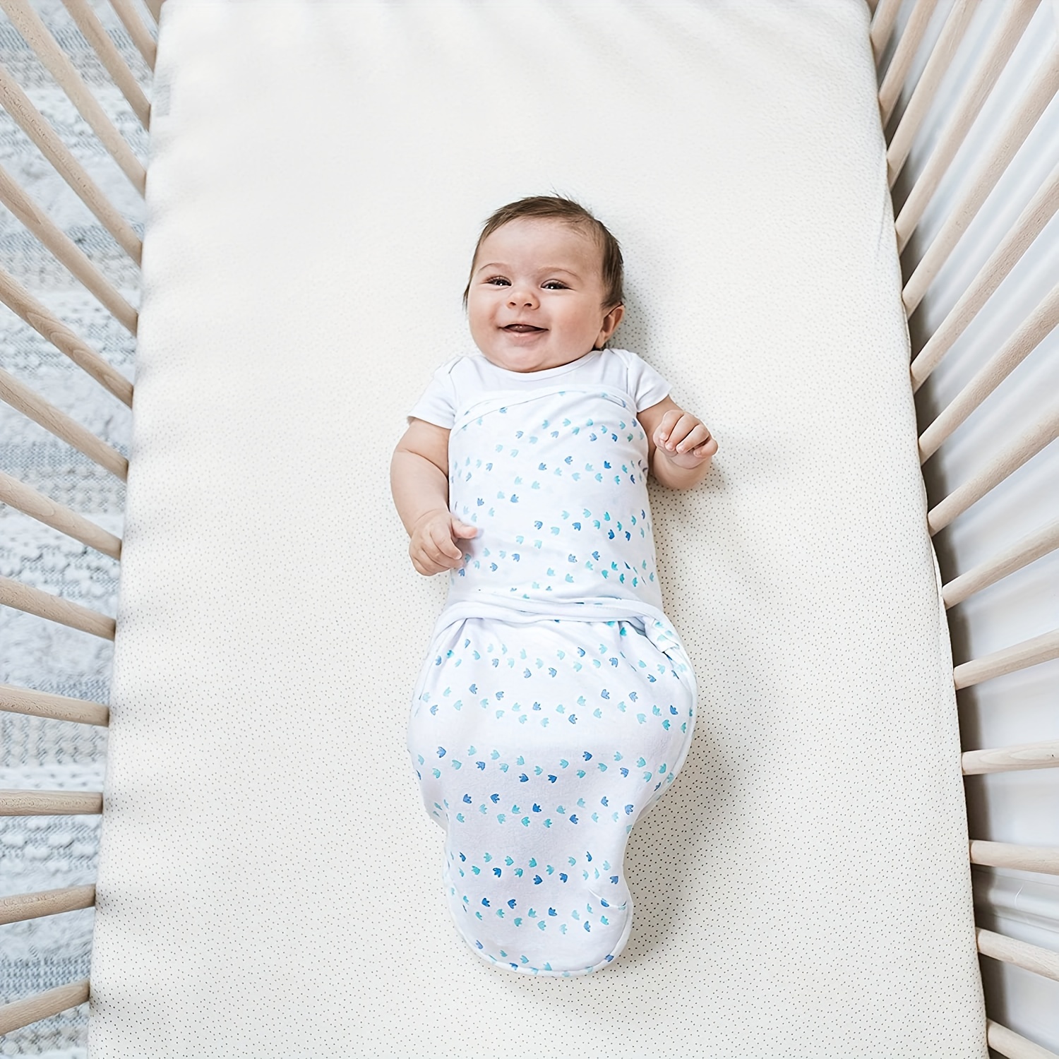 Manta Bebé Saco Dormir Fácil Ajustar Envoltura Bebés Niños - Temu