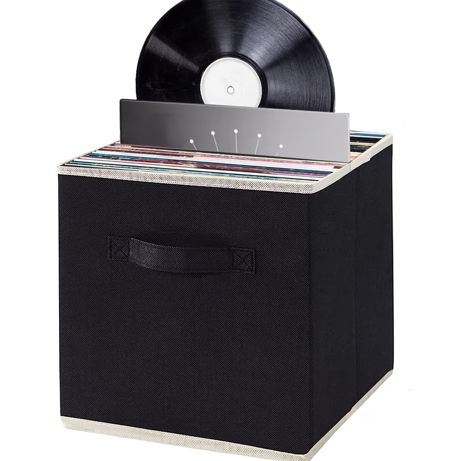 Soporte de vinilo para almacenamiento de discos de vinilo, paquete de 2 –  Soporte para discos de vinilo para almacenamiento de álbumes – Soporte  vertical para discos – Soporte de revista de metal – : Productos de Oficina  