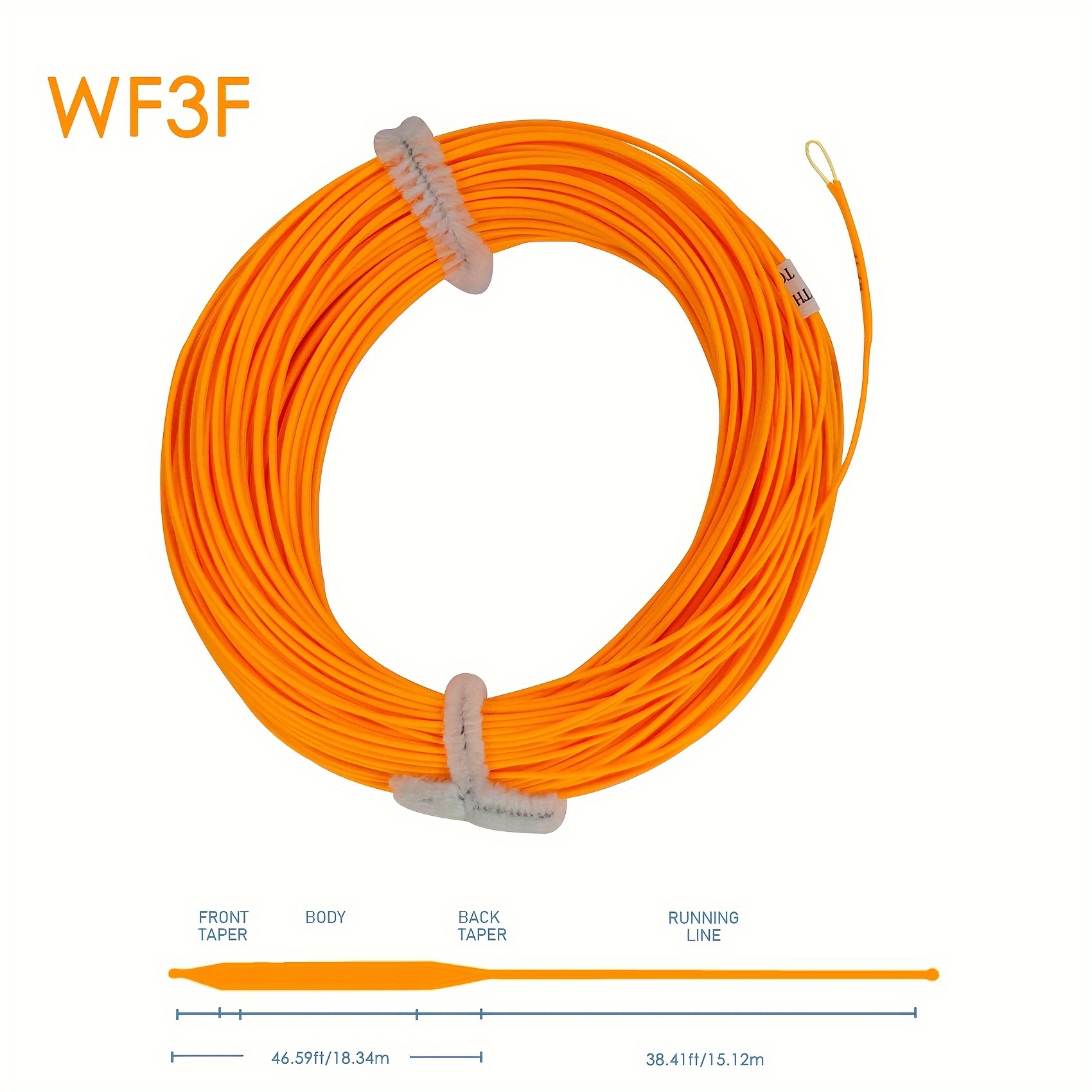 Wf1 9f Weight Forward Floating Fly Fishing Line Fishing - Temu