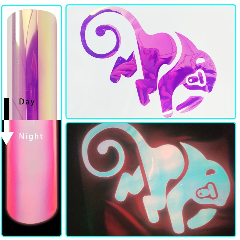 Bundles Luminous Glow In Dark Heat Transfer Vinyl For Cricut - Temu