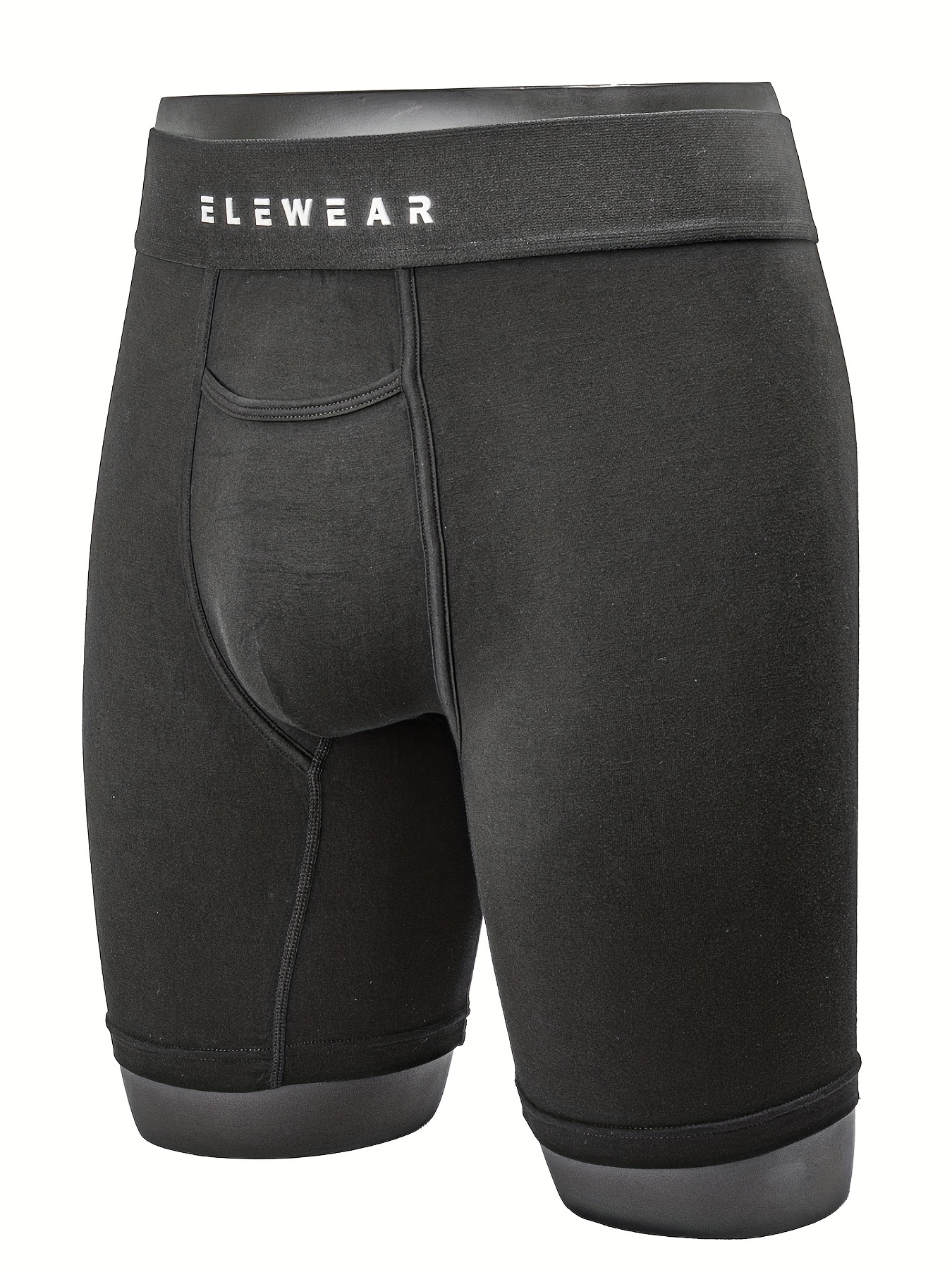 Men's Cotton Long Leg Boxer Briefs Underwear - Temu Canada