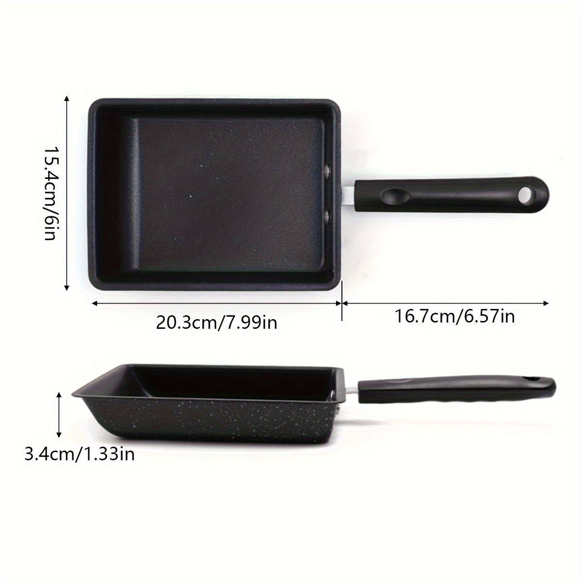 Egg Omelette Pan, Tamagoyaki Japanese Square Pan Non-stick Ceramic Coating  Mini Frying Cooker With Anti Scalding Handle, Gas Stove And Induction Hob  Compatible Dishwasher Safe - Temu