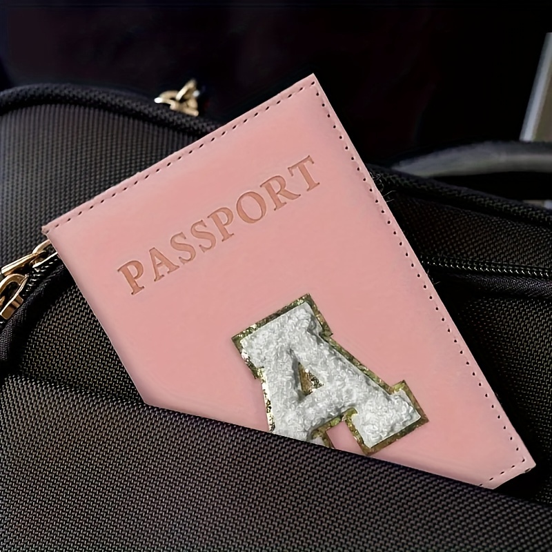Minimalist Letter Passport Holder, Pu Leather Passport Cover, Perfect Passport  Case For Girls - Temu Austria