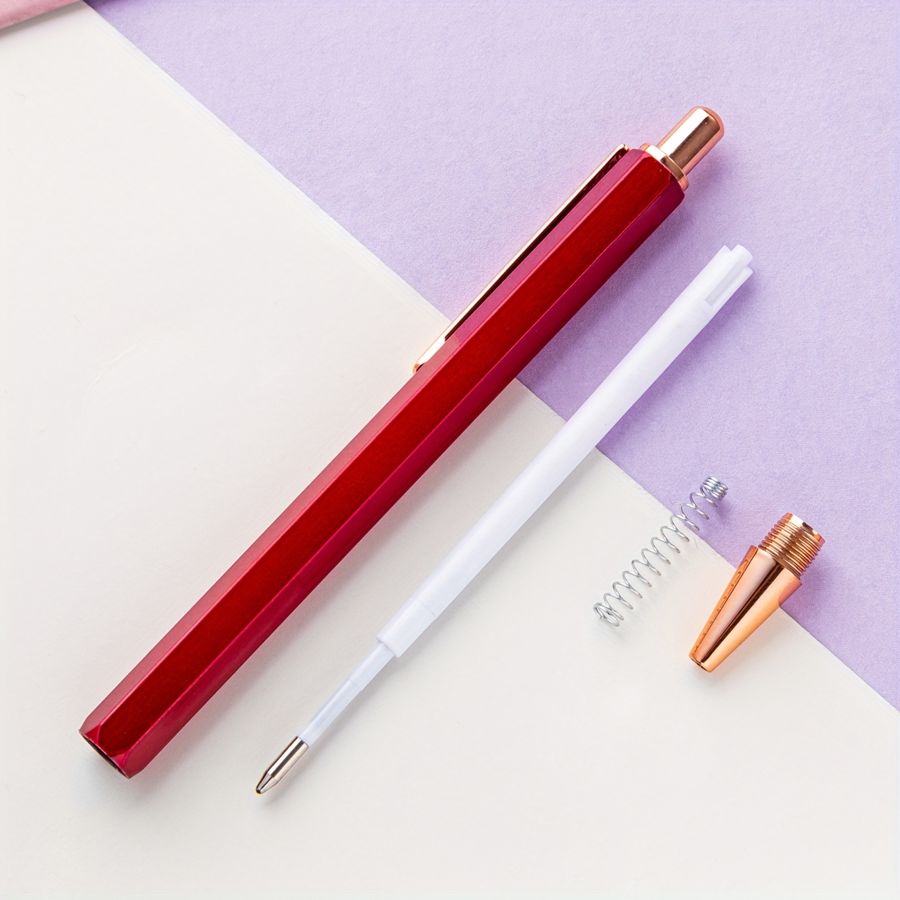 Ballpoint Pens For Journaling Comfortable Writing Pens Metal - Temu