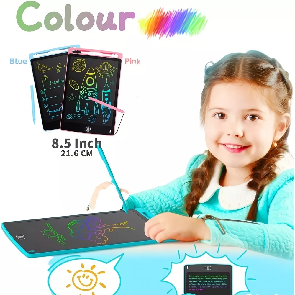 LCD Writing Tablet 12 Inch Toddler Doodle Board, Colorful Drawing Tablet,  Erasable Electronic Painting Pads, Educational and Learning Kids Toy for 2  3