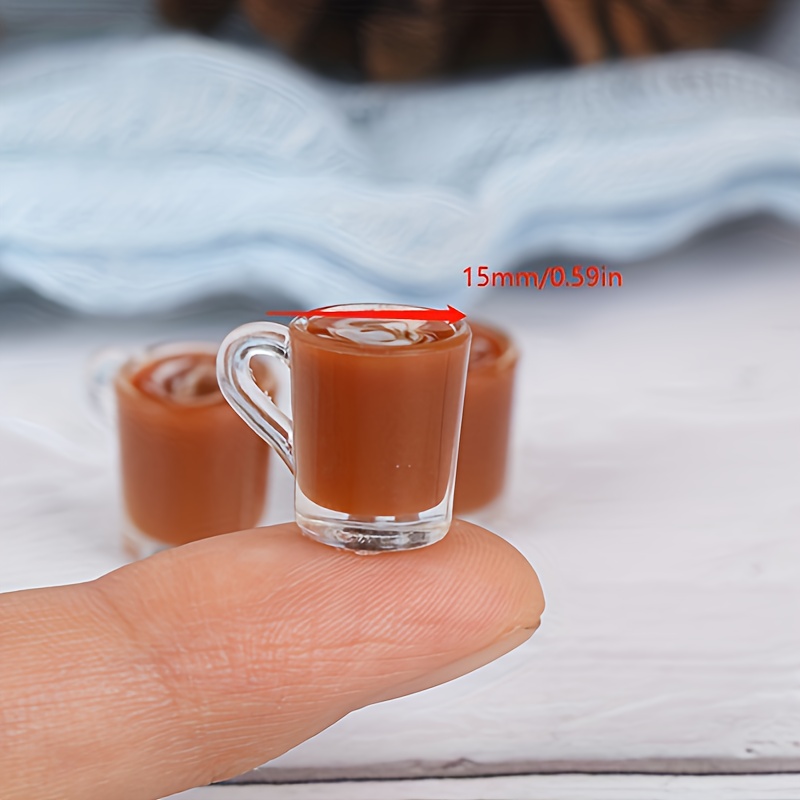 5pcs Cute Mini 1:12 Scale Model Dollhouse Miniature Coffee Cup