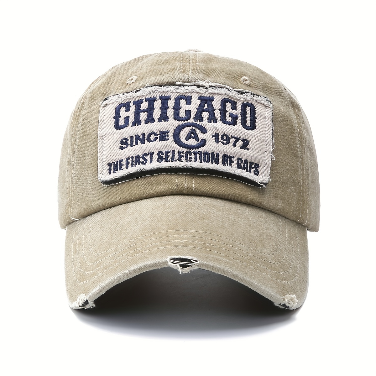 Retro Washed Denim Men Baseball Hat