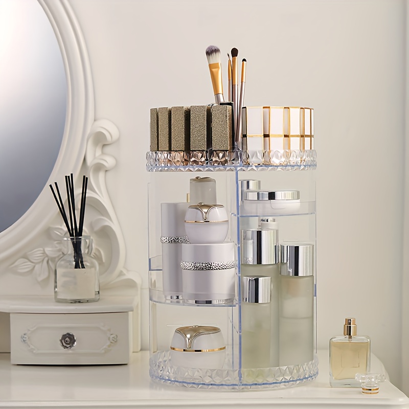 360 Rotating Makeup Organizer Vanity High capacity Skincare - Temu  Netherlands