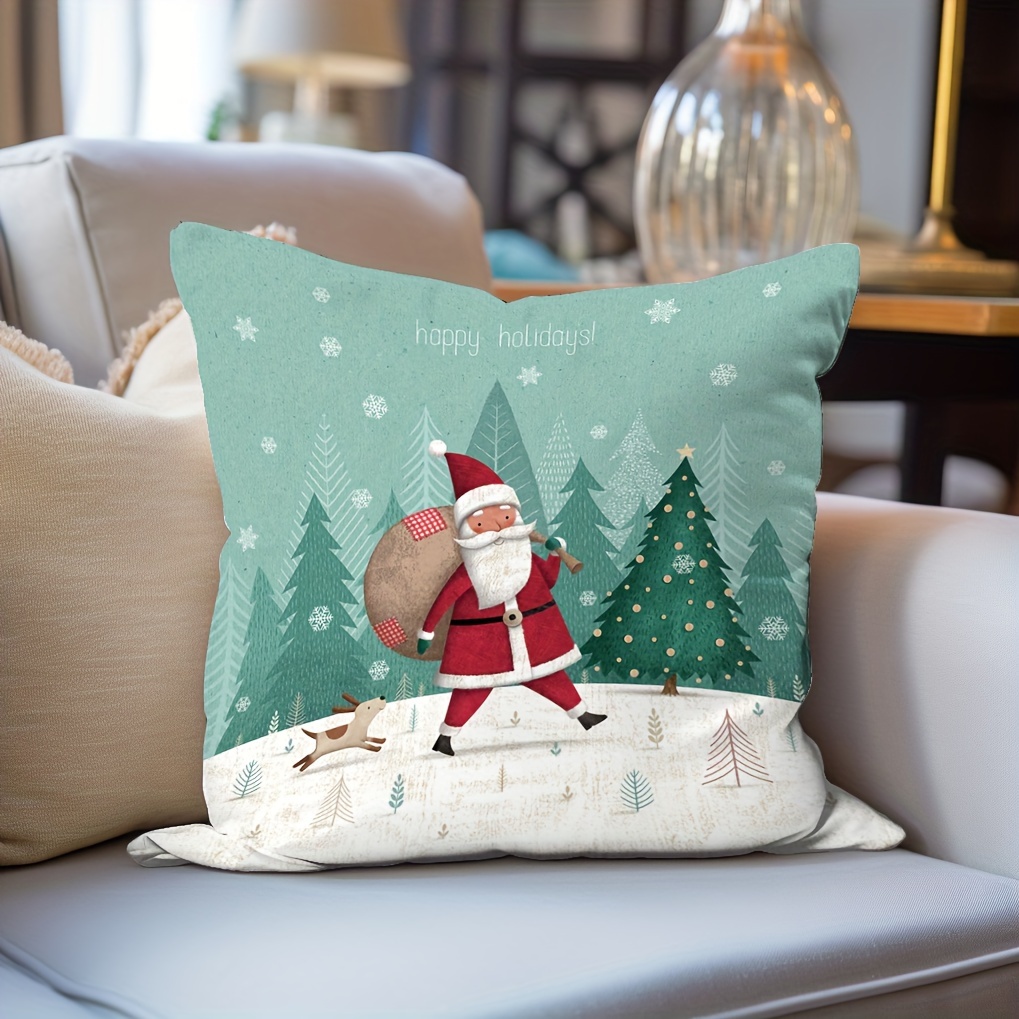 Flannel 2025 christmas pillowcases