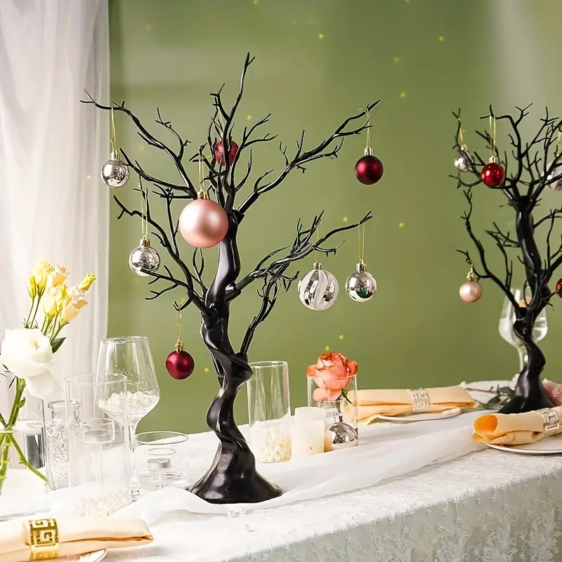 Artificial Halloween Decorative Centerpieces Tree Tree - Temu