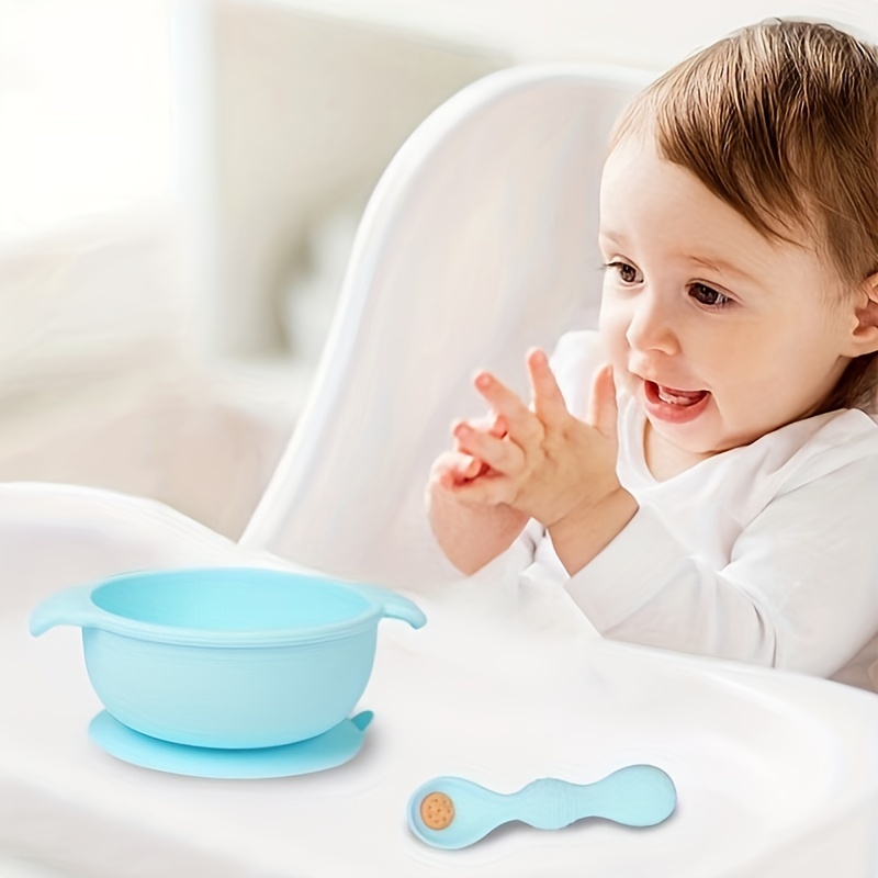 Baby Silicone Spoon Newborn Baby Feeding Spoon Children's - Temu