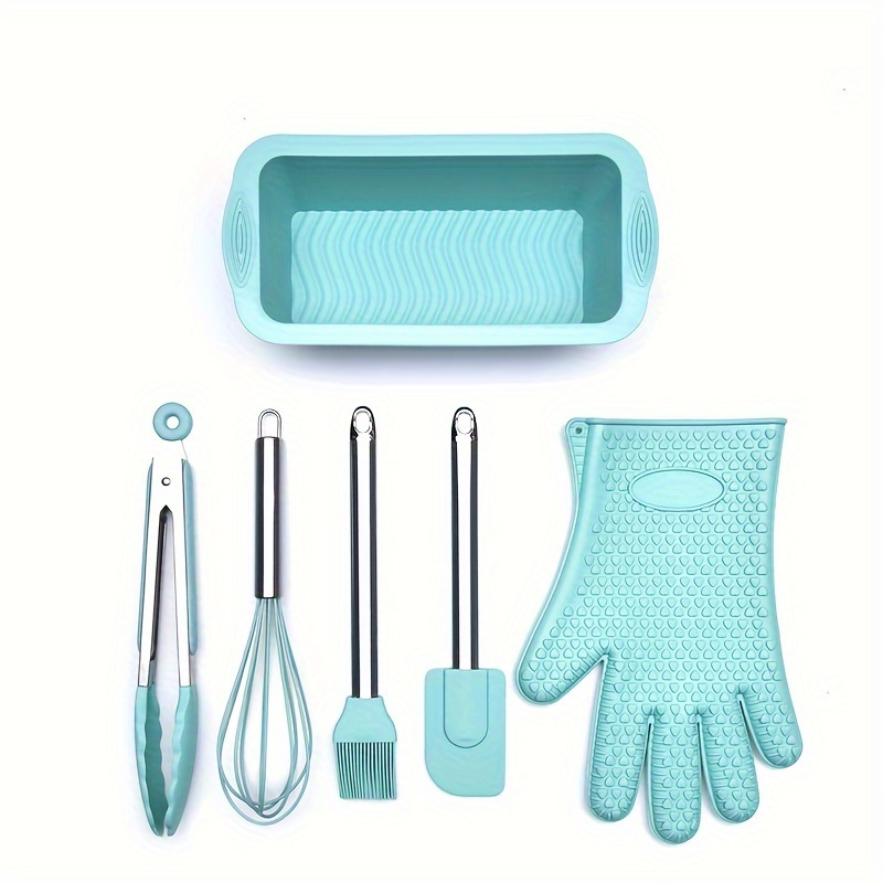 Silicone Baking Scraper Oil Brush Shovel Egg Beater Long - Temu