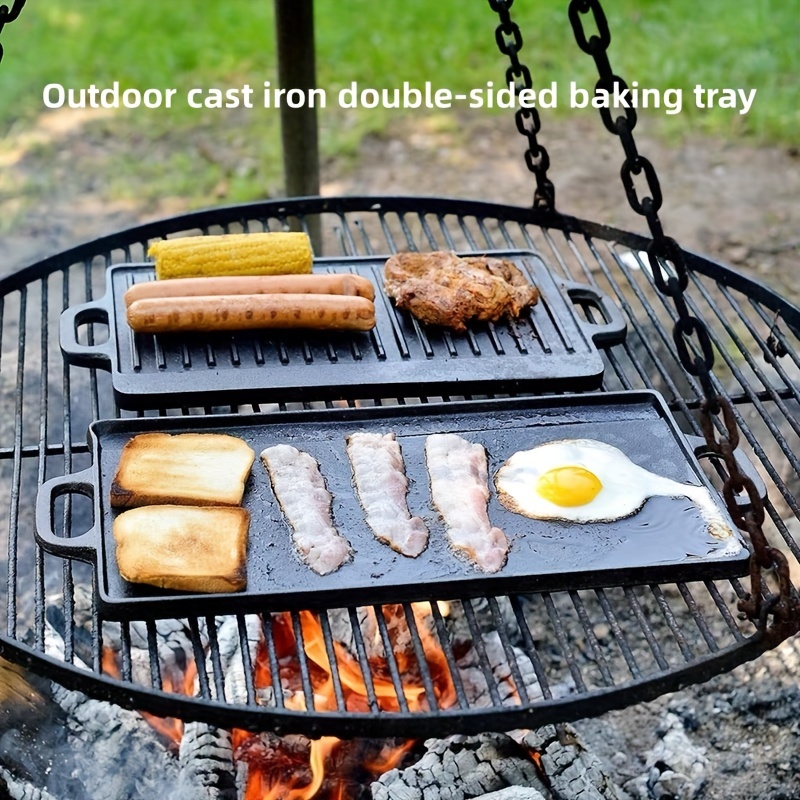 Portable Frying Smokeless Tray Lightweight Induction Grill Pan Indoor  Outdoor Picnic Household BBQ Camping