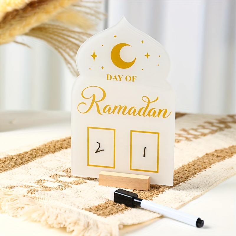 Modèle Du Compte à Rebours Du Ramadan