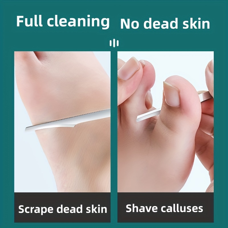 Premium Stainless Steel Pedicure Scrapers And Callus Knife - Temu