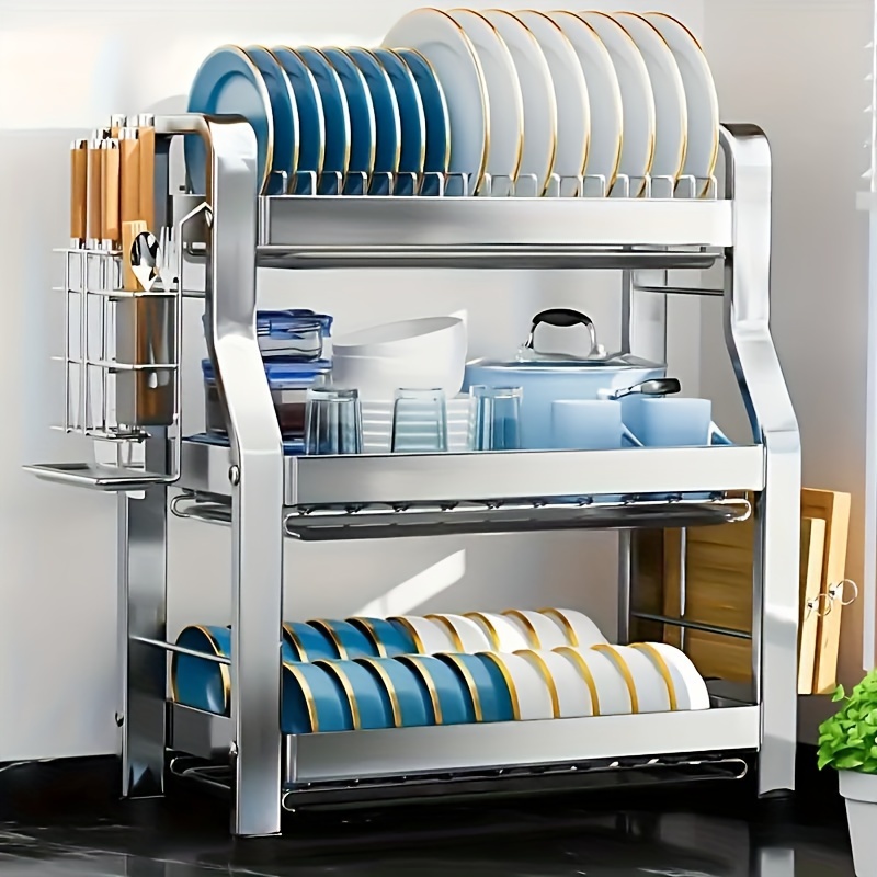Line Style Vertical Dish Rack Plate Dish Drying Rack - Temu