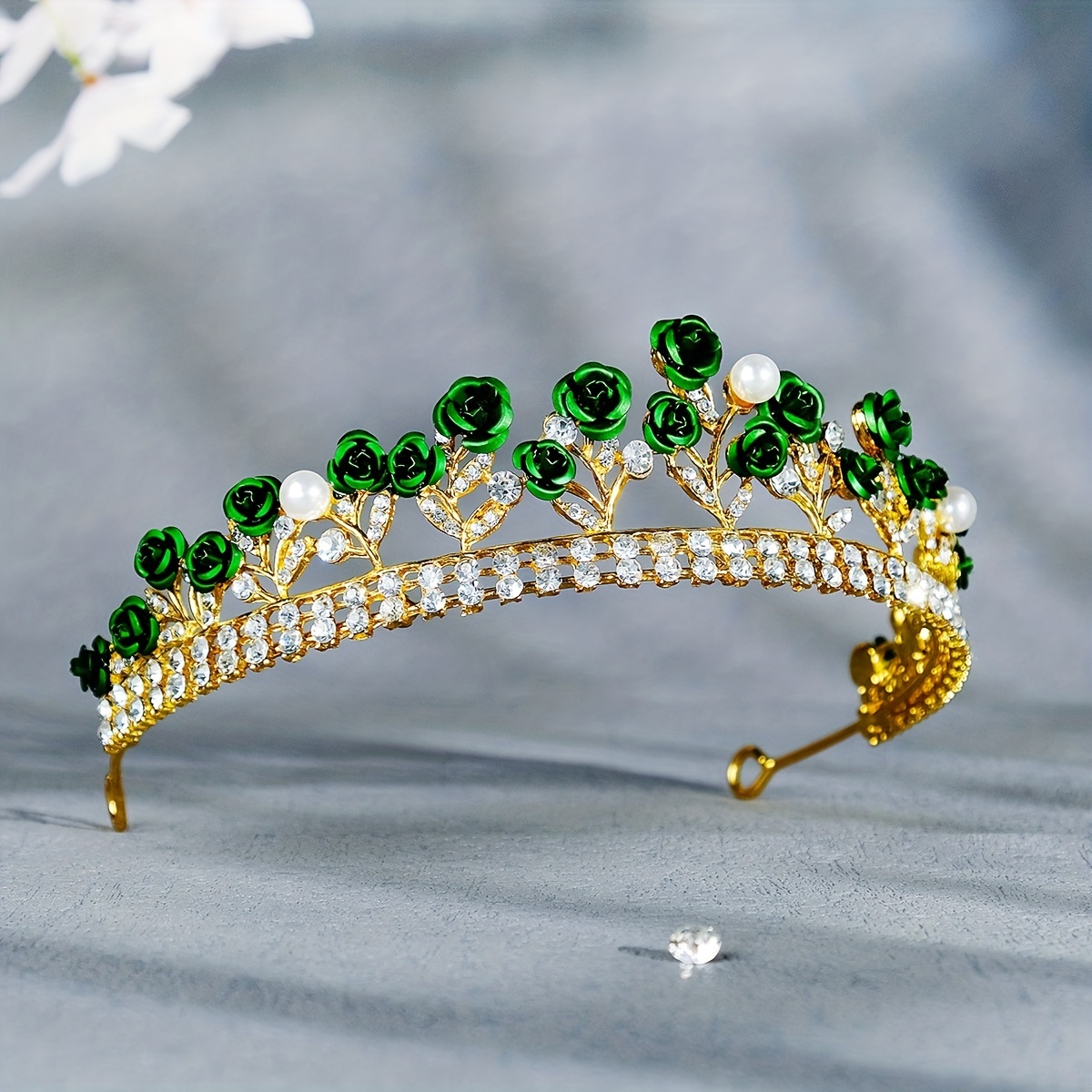 Red Rose Flowers Children s Crown For Girls