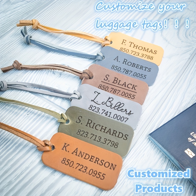 Bags  Personalized Louis Vuitton Luggage Tag Custom Embossed 2