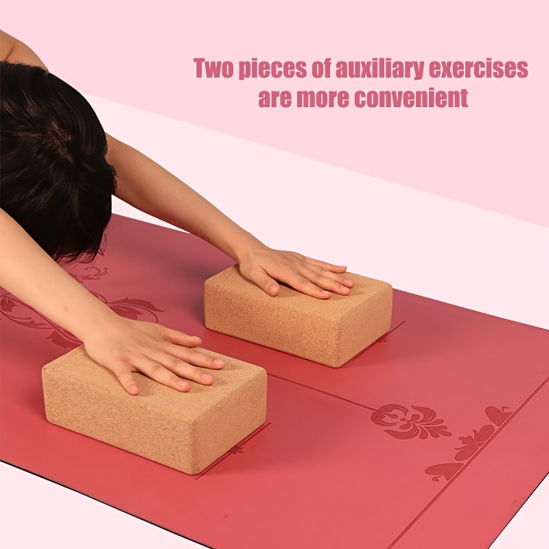 Cork Yoga Brick High Density Support Yoga Pilates Stretching - Temu Canada
