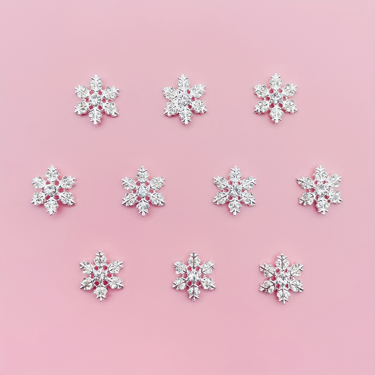 10pcs, Art Rhinestones, 3d Gem Jewelry For Diy Art Decoration, Christmas Art Accessories