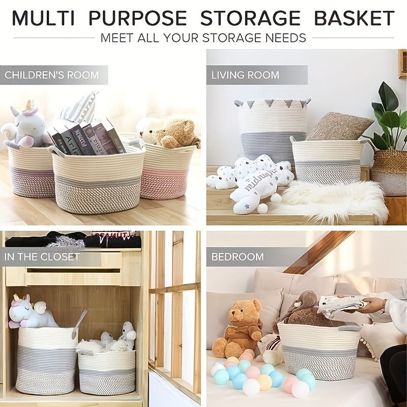 Storage Basket, Aesthetic Room Decor, Home Decor, Kitchen