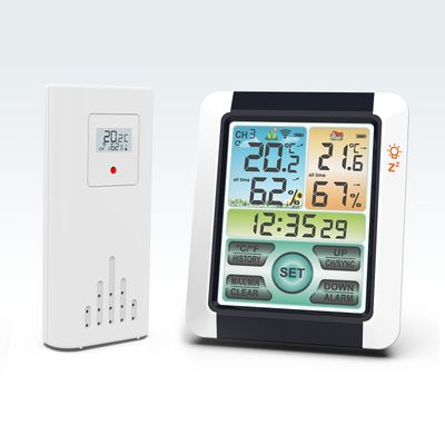 1pc wireless temperature and humidity meter indoor and outdoor thermometer hygrometer weather station