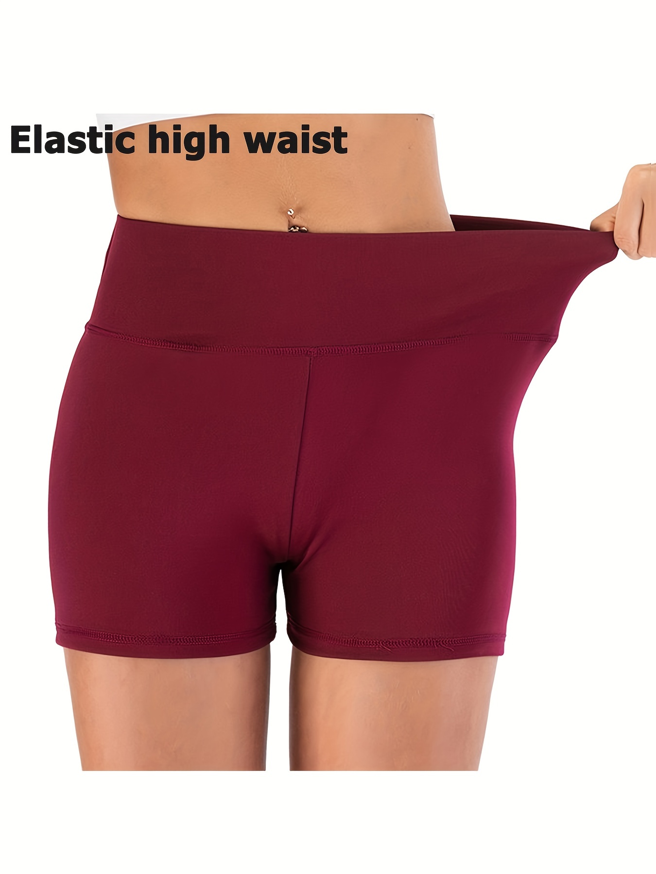 Women Gym Butt Lifting Ruched Yoga Booty Running Shorts - Temu