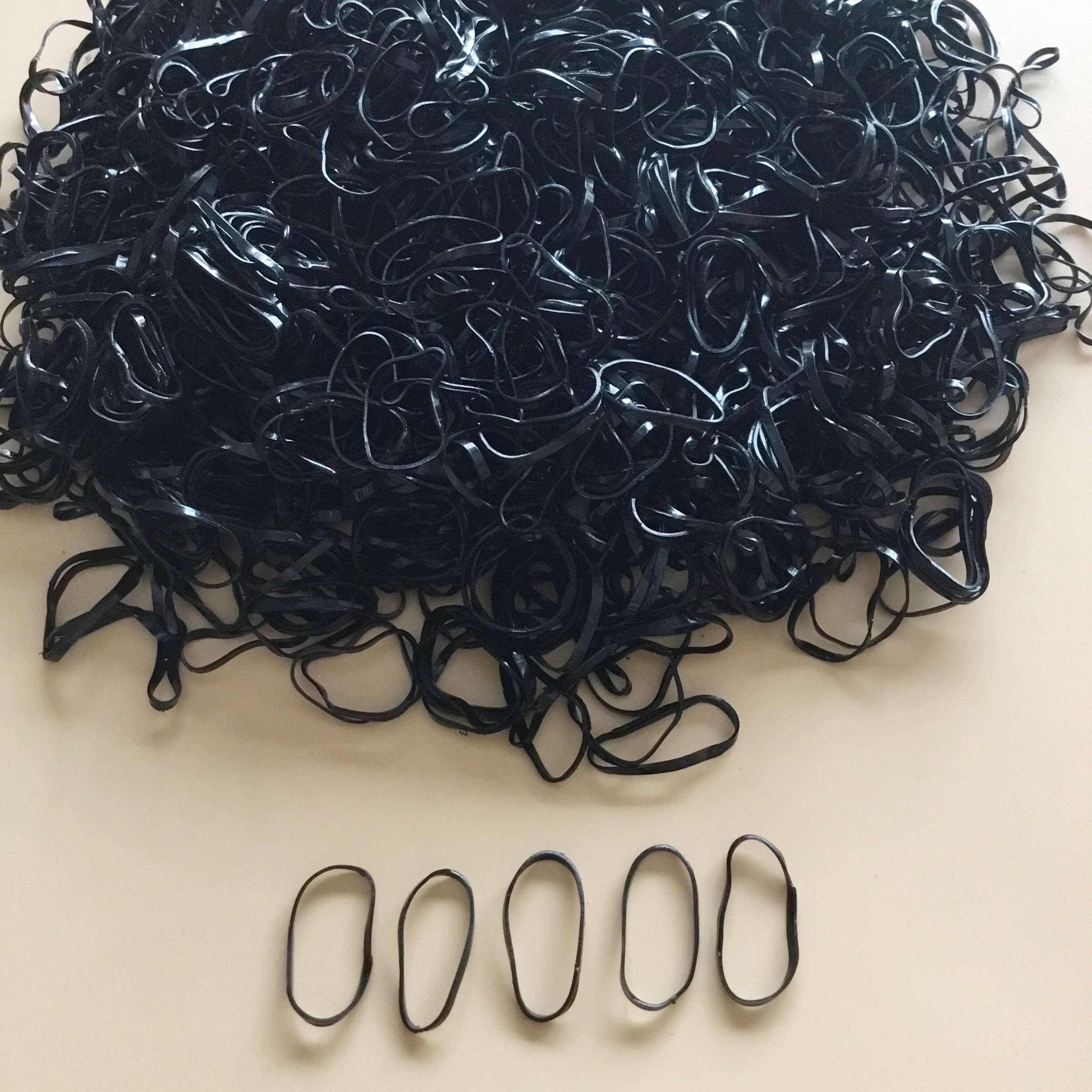 500 Pcs Black Elastic Hair Rubber Bands for Girls Mini Soft Rubber Bands for Women,Hair Products,Temu