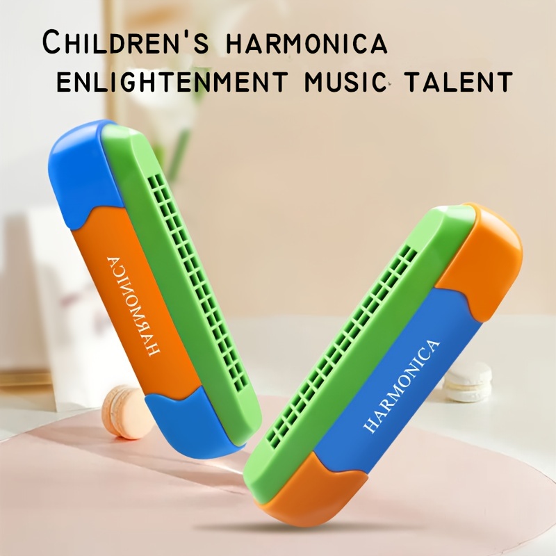 2 PCS Enfants Harmonica Creative 16-Trou En Bois Jouet Éducatif Instrument  de Musique Jouet Jouet 