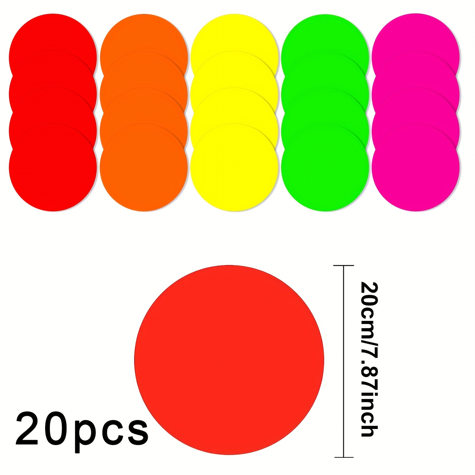 25 Sheets Colorful Cardstock Paper - Neon Party Decorations Glow In The  Dark Papers DIY Dance Floor Fluorescent Black Light UV Reactive - Cardstock