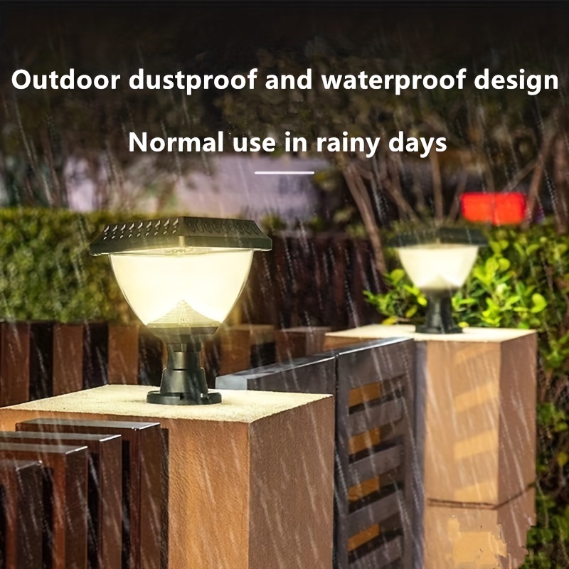 Adjustable Portable Wood LED Waterproof Modern Solar Garden Lights