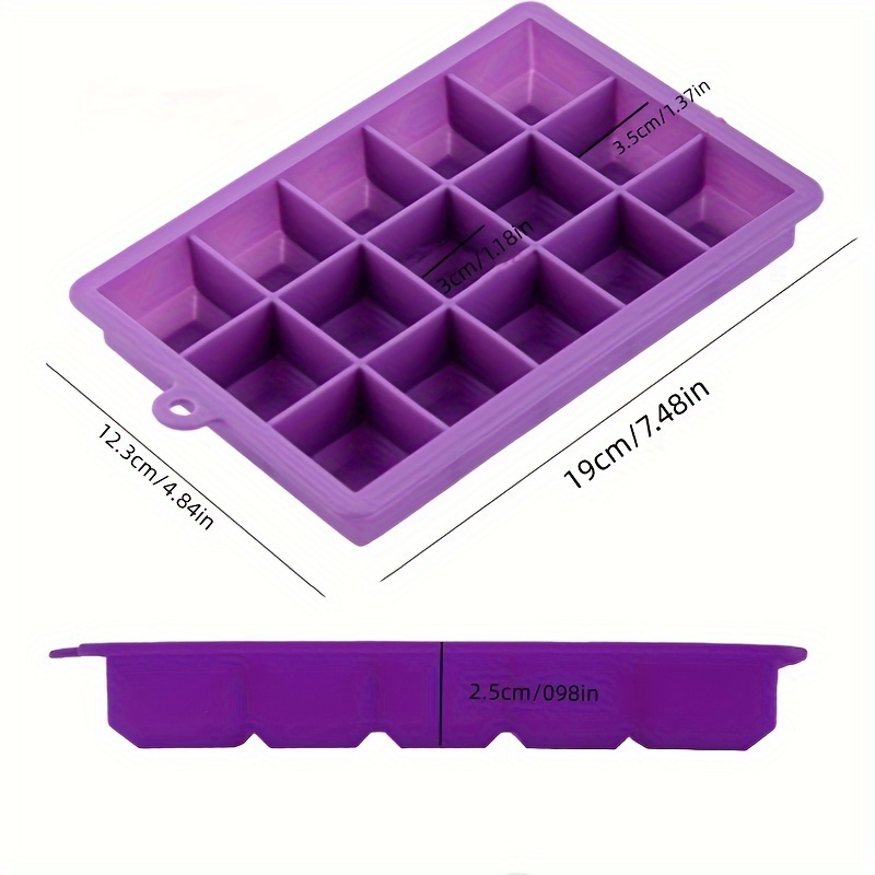 Ice Cube Mold, Silicone Ice Cube Tray, Multifunctional Household Chocolate  Mold With Removable Lid, Stackable Ice Trays With Covers For Freezer  Cocktail, Kitchen Stuff, Kitchen Tool - Temu