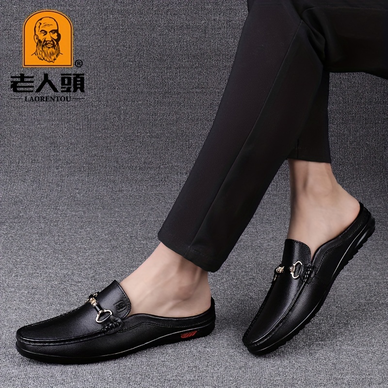 Open Back Half Loafer Shoe For Men