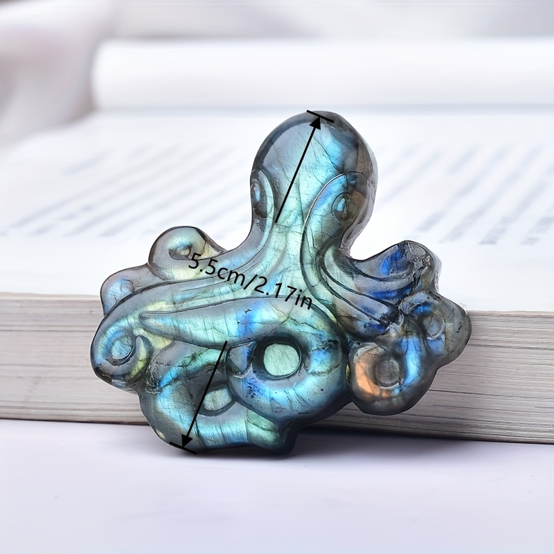 Labradorite Octopus Ornament