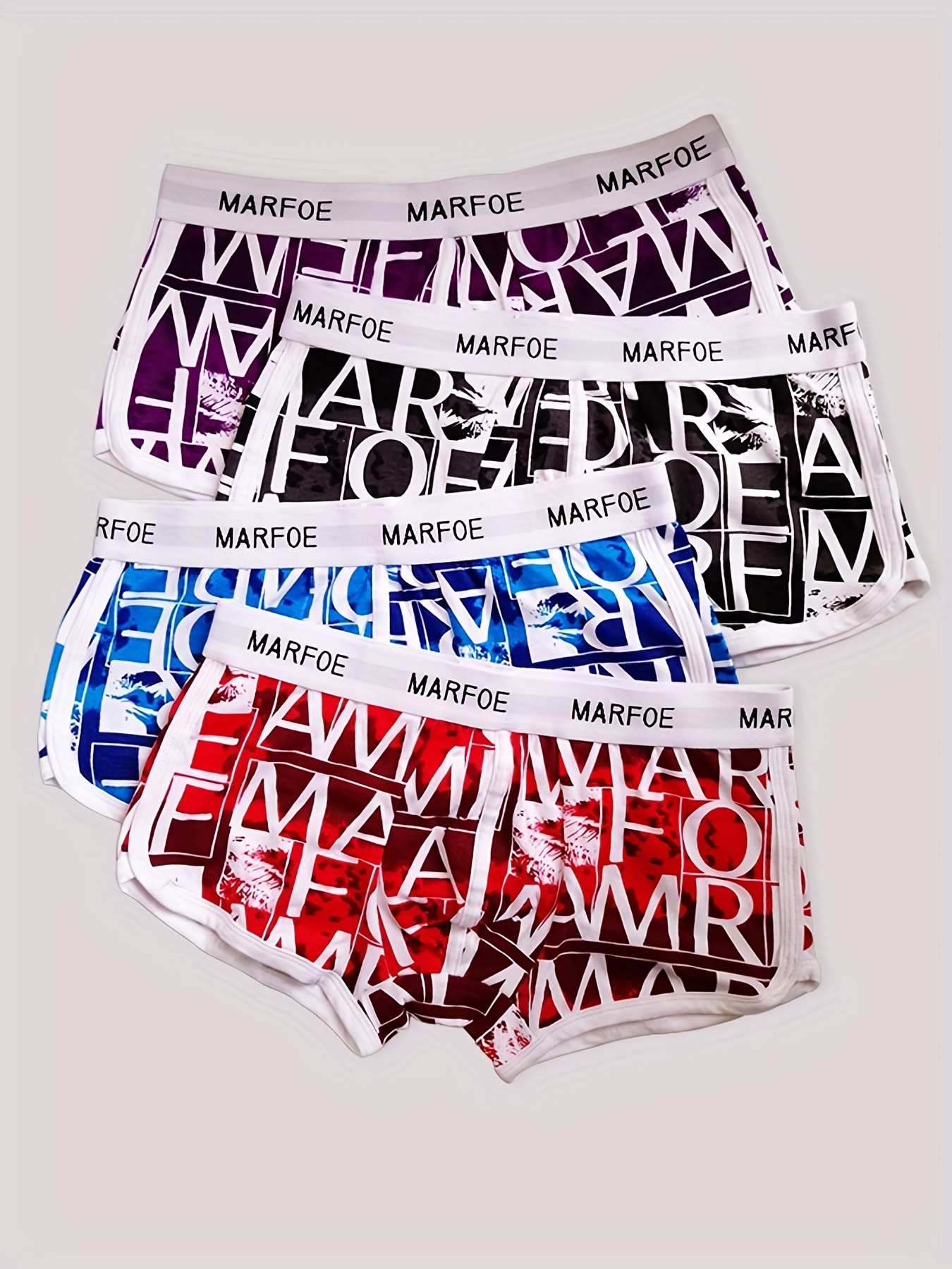 AOOEDM Recycle Reuse Renew Rethink Underwear Men'S Breathable Boxer Briefs  Soft Shorts Comfortable Printed Underwear : : Fashion