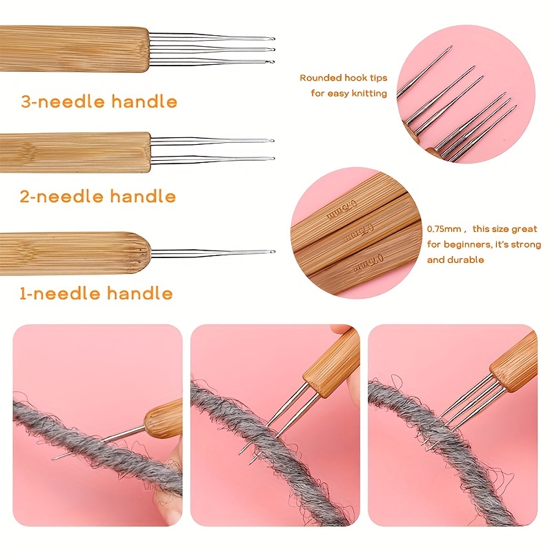 Crochet Hook Needle Dreadlock Knit Hair Making Braiding Tool for Hair  Styling _A