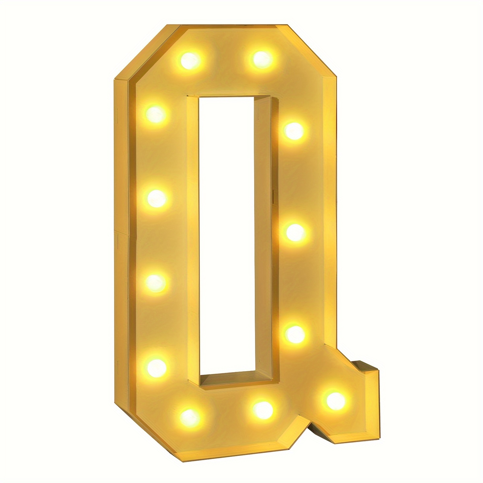 Led Light-up Number 7 Frame, Birthday Party Decor, Atmosphere