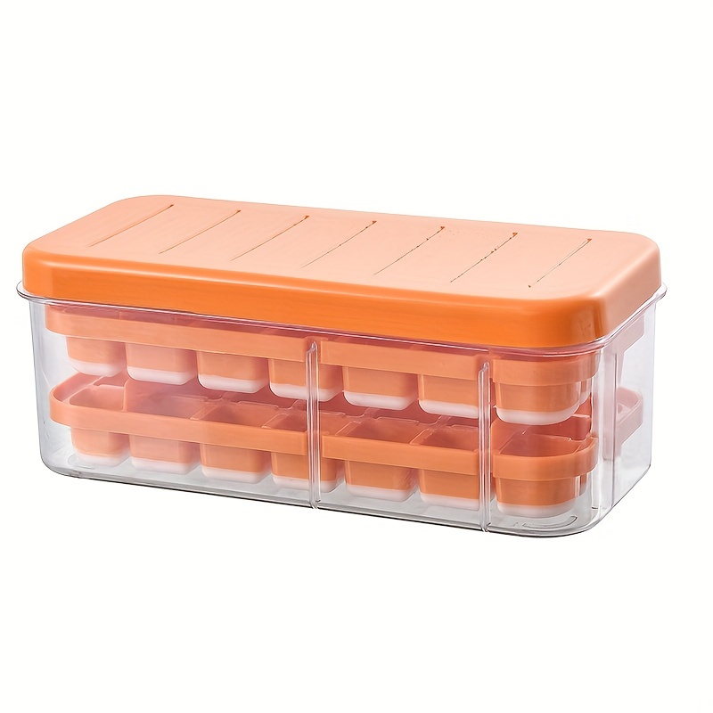 Silicone Ice Cube Trays Lids, Ice Cube Tray Lid Bin