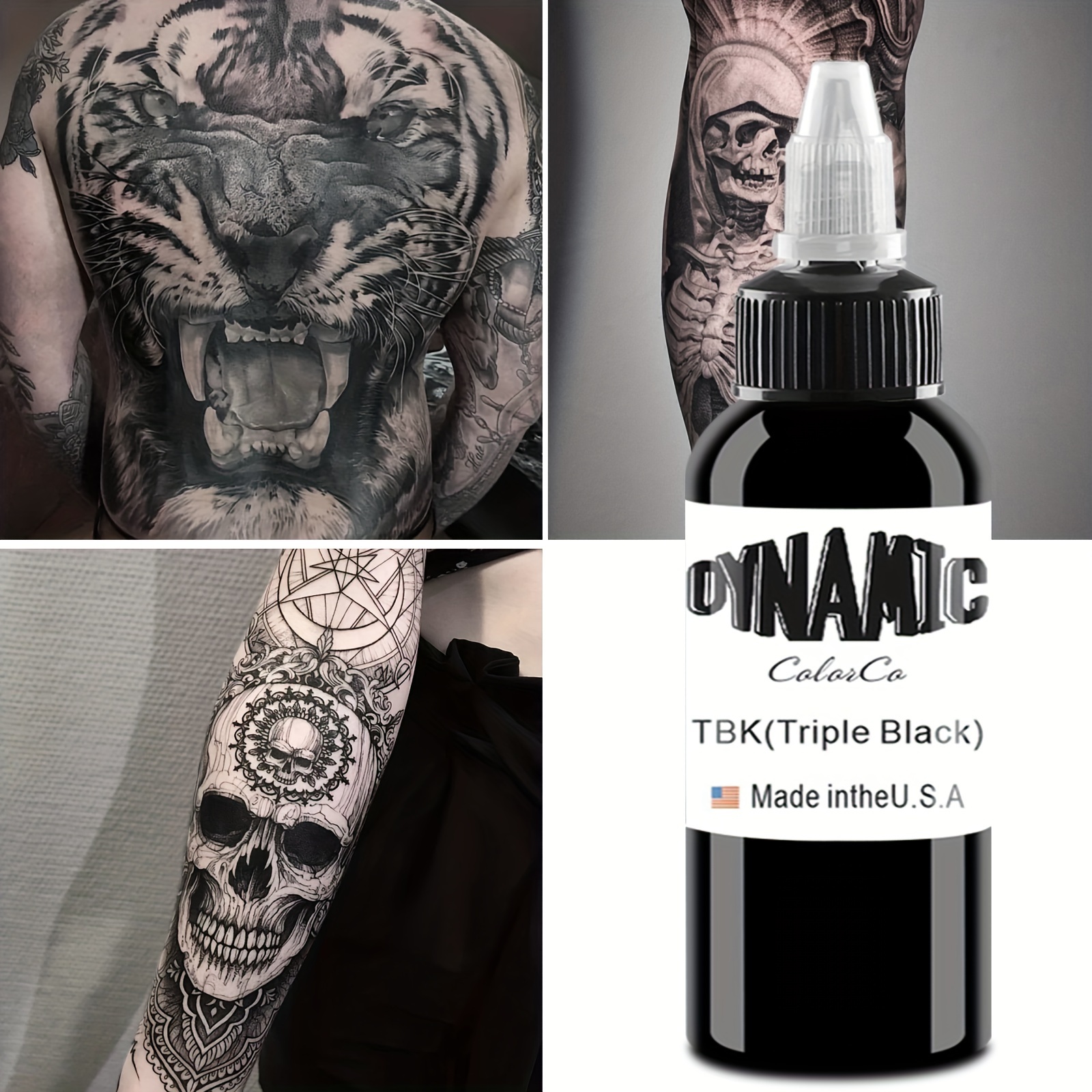 Tinta Negra Para Tatuajes - Temu