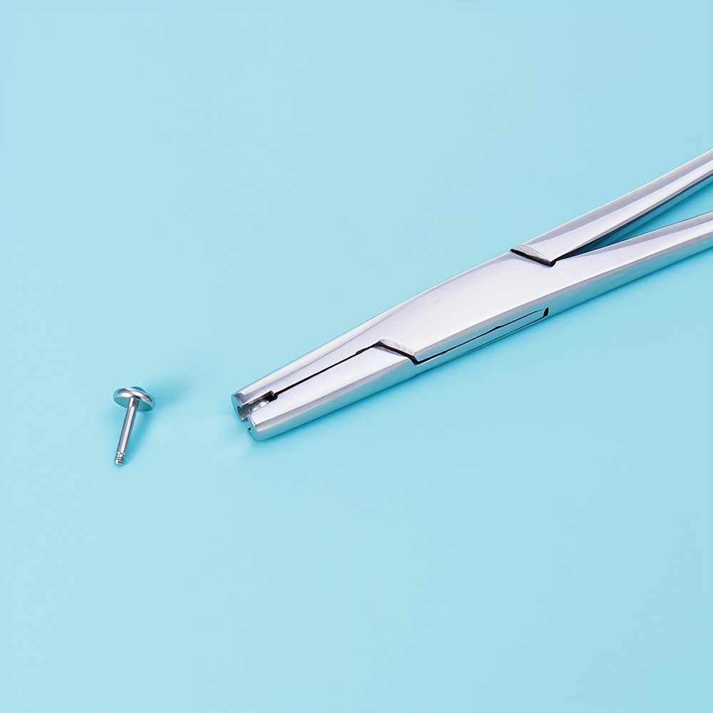 Stainless Steel Piercing Pliers Tools Dermal Anchor - Temu