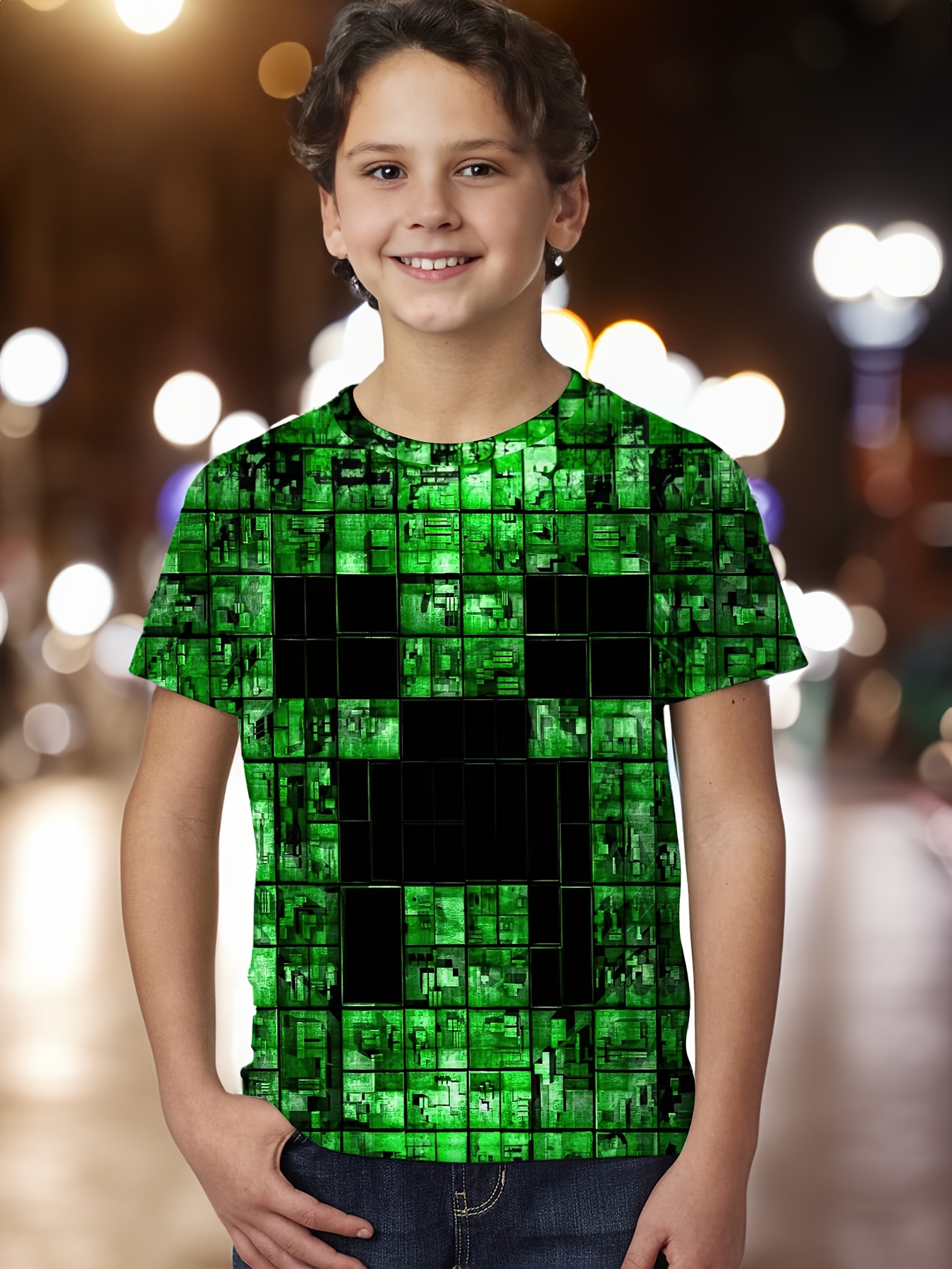 Niño Camisa Verde - Temu