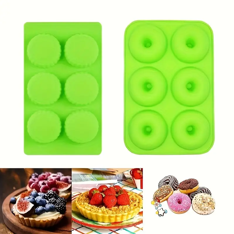 Silicone Molds for Baking Cakes Stock Photo - Image of green