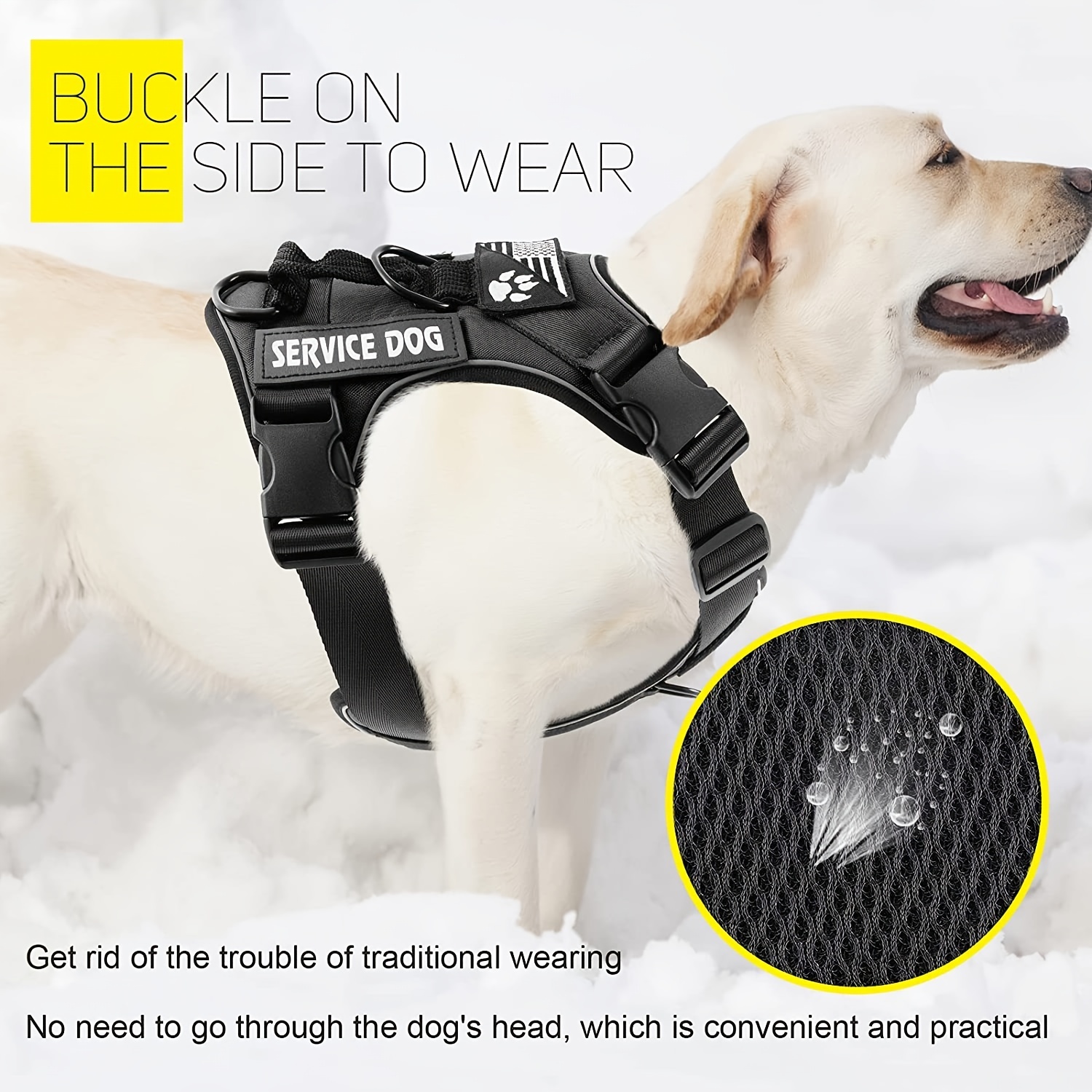 New Dog Reflective Chest Harness Explosion proof Punching - Temu