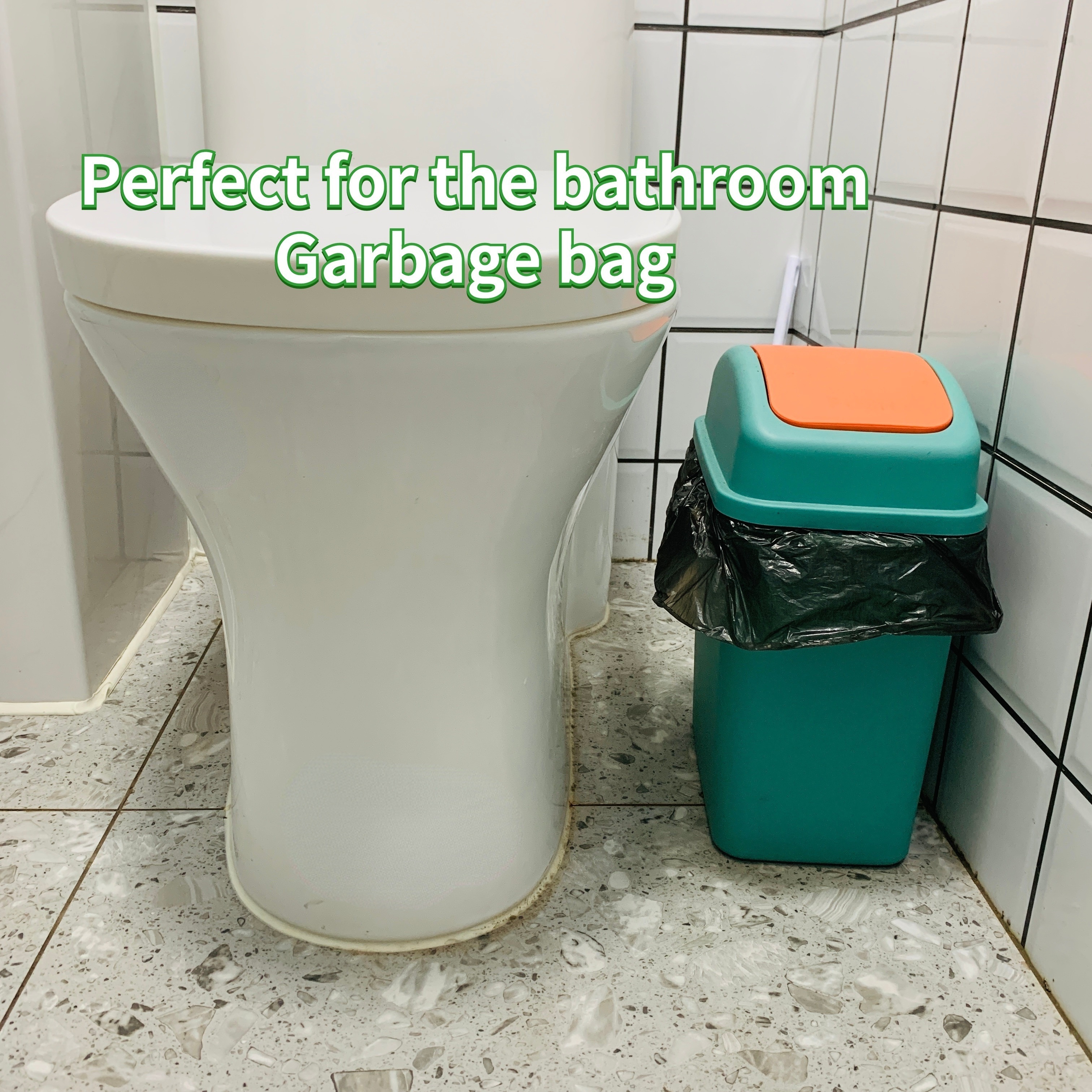 4 Gallon Bathroom Small Trash Bag, Disposable Thin Trash Bag, Pouch Kitchen  Storage Small Garbage Bags, Plastic Bag For Bathroom - Temu