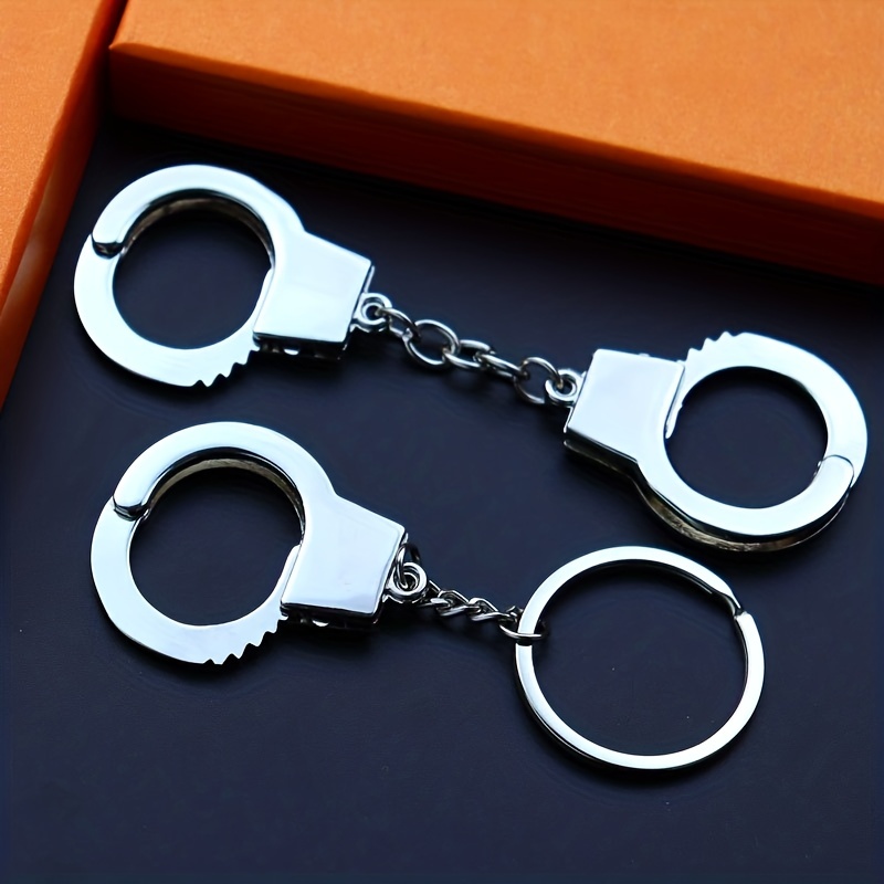 Mini Handcuffs Keychain - Party Favors Handcuff Keyring - SSS Corp.