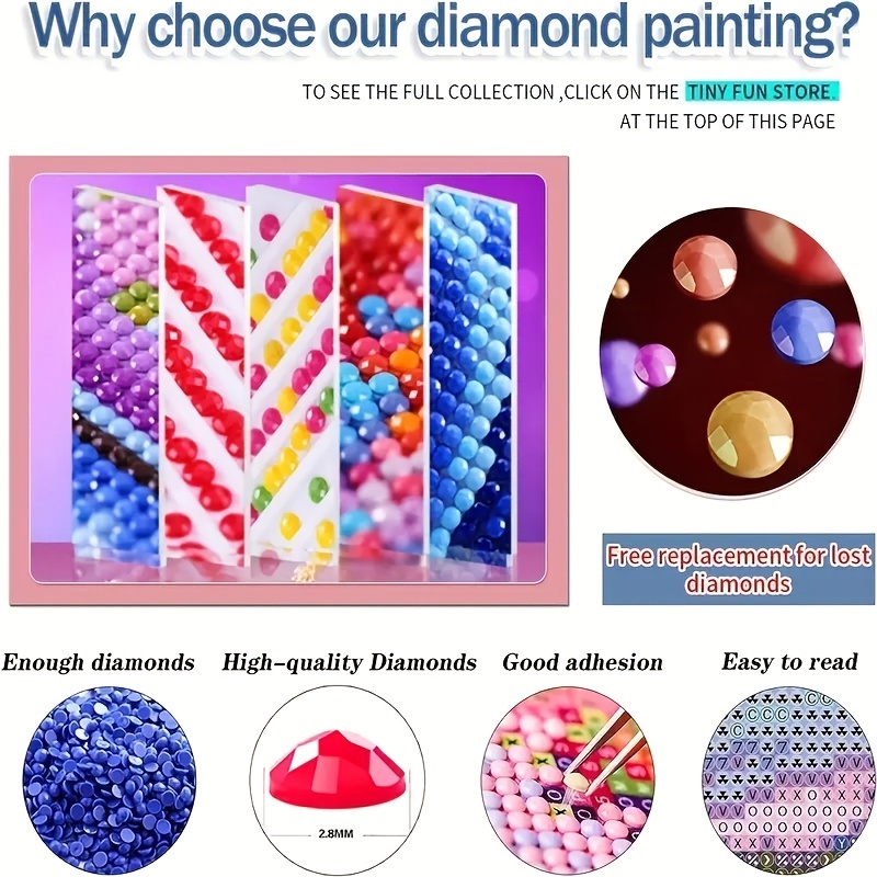 5d Diy Diamond Painting Colorful Swirl Pattern Full Diamond - Temu