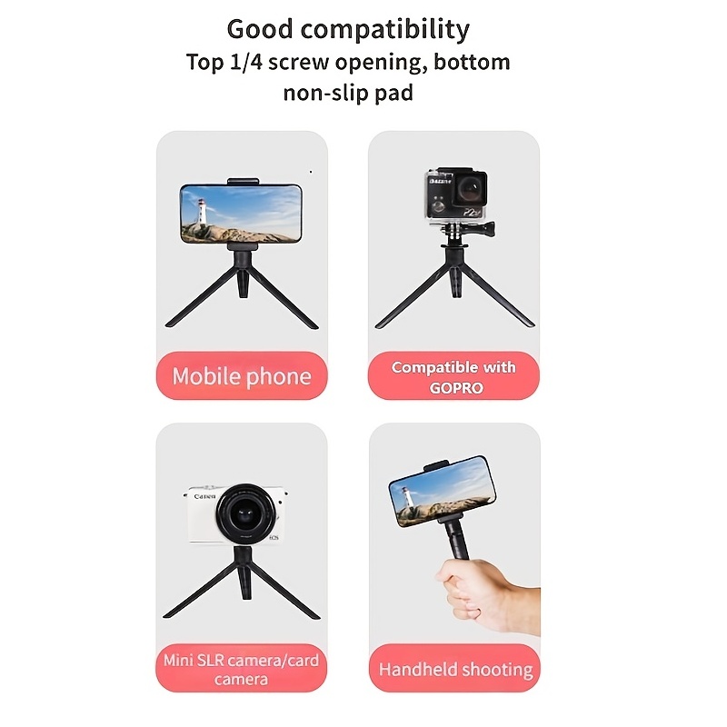 Mini Support De Bureau De Vente Chaude Transfrontalier, Pied De Triangle En  Direct Selfie De Téléphone Portable, Trépied De Projecteur De Moniteur Micro  - Téléphones Portables Et Accessoires - Temu